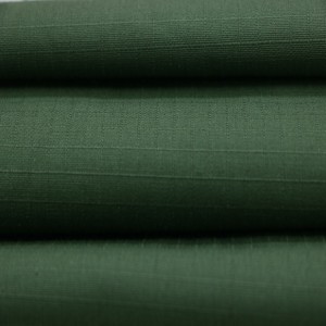 Army Green Poly/Cotton Ripstop Fabric Workwear Fabric