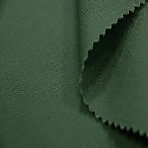 Army Green Poly/Cotton Ripstop Fabric Workwear Fabric