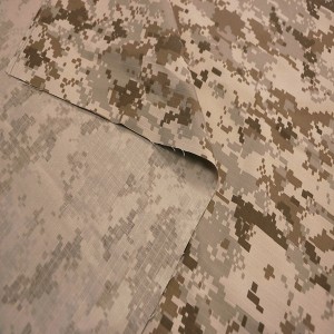 Tissu camouflage desertu di nylon di cotone