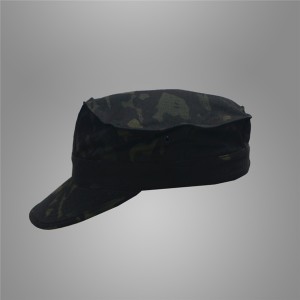 כובע צבאי שחור מולטי-קאם
