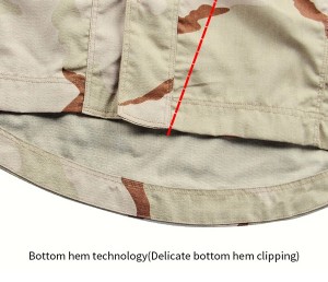 Desert camo tactical long sleeve shirt