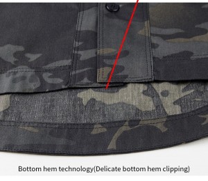 Multicam dub tactical lub tes tsho ntev
