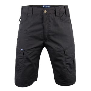 Pantaloni corti tattici di colore nero