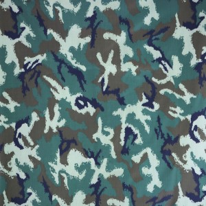 Poly/Cotton Ripstop Fabrics Army Military Camouflage Fabrics