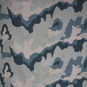 Poly/Cotton Ripstop Fabrics Military Camo Printed Fabrics For Army