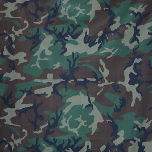 CVC Ripstop Fabrics Military Woodland Camouflage Fabric For Army
