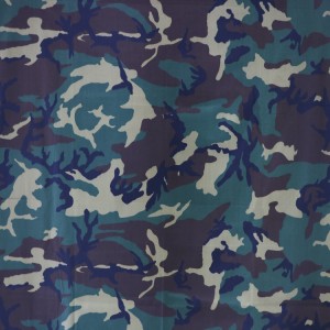 CVC50/50 Ripstop Fabric Army Woodland Camouflage Fabric For Military Uniforms