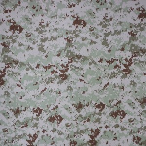 Poly/Cotton Twill Army Digital Camouflage Printed Fabrics For Military Uniforms