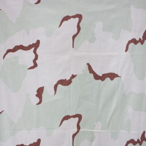 Poly/Cotton Army 3-Color Desert Camouflage Military Fabrics