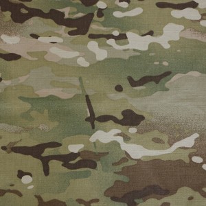 Multicam fabric pẹlu Teflon