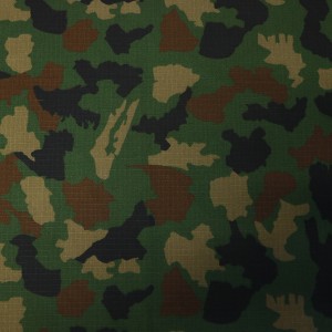 Indian army military woodland ripstop camouflage fabric