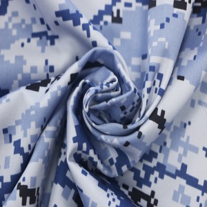 Tissu militaire bleu pour le koweït