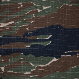 Tigerstripe ripstop fabric