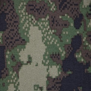 Tessuto mimetico digitale in twill di cotone al 100% per uniformi militari