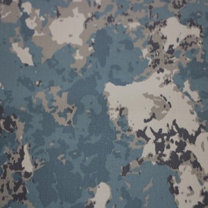 Poly/Cotton Ripstop Fabric Army Military Camouflage Fabrics For Azerbaijan