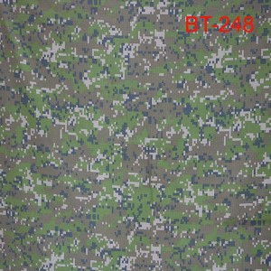 Anti-infrared digital camouflage fabric for Czech military