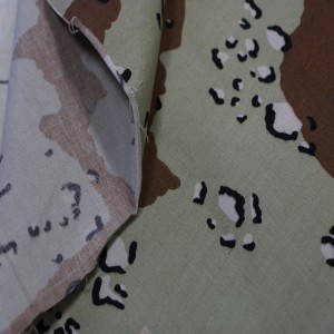 १००% कपास रिपस्टप कपडा आर्मी मिलिटरी क्यामोफ्लाज कपडाहरू