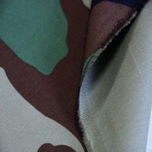 100%Cotton Twill Military Camouflage Fabrics For Army