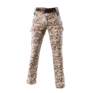 Pantaloni uniformi tattici camo di desertu digitale