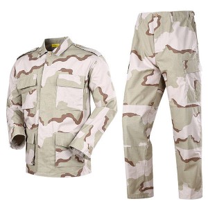 Suab puam rip nres camo BDU tub rog khaub ncaws
