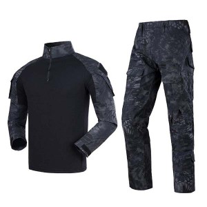 Outdoor mens kryptek camouflage uniform