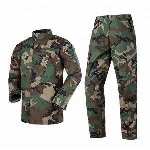 Uniforme da combattimento dell'esercito ACU mimetico ripstop Woodland