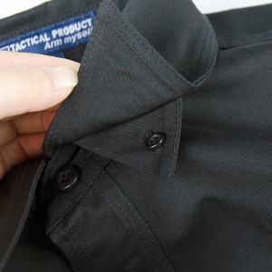 Црна тактичка кошула со долги ракави