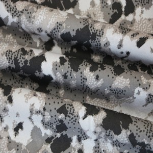 100%cotton grey camo fabric for casual pants