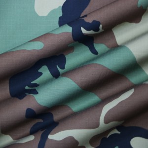 100%Cotton Ripstop Fabrics Army Military Camouflage Fabrics