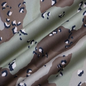 Tessuto stampato mimetico militare in twill T/C65/35 per uniformi militari