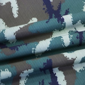 Poly/Cotton Ripstop Fabrics Army Military Camouflage Fabrics