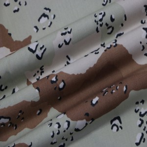 १००% कपास रिपस्टप कपडा आर्मी मिलिटरी क्यामोफ्लाज कपडाहरू