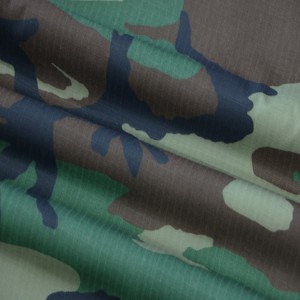Tessuto mimetico militare CVC Ripstop Fabrics per l'esercito