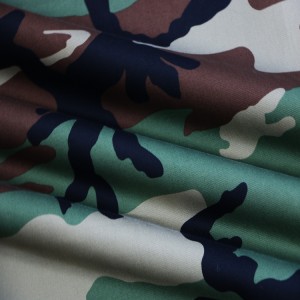 100%Cotton Twill Military Camouflage Fabrics For Army