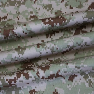Poly/Cotton Twill Army Digital Camouflage Printed Fabrics For Military Uniforms