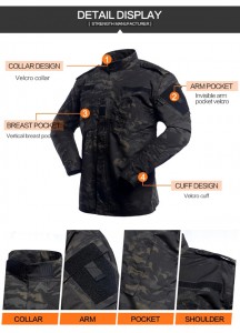 Multicam uniforme preto