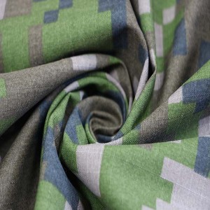 Anti-infraread digitale camouflage stof foar Tsjechysk militêr