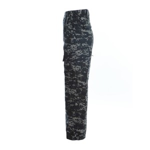 Dark blue ACU military uniform