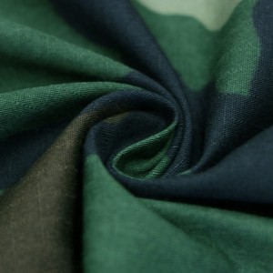 CVC50/50 Woodland Military Camouflage Printed Fabrics For Army