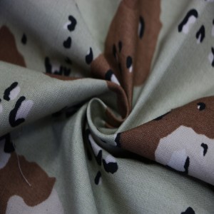 100%Cotton Ripstop Camo Printed Military Camouflage Fabric