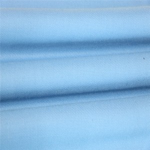 40% Wol 60% Poliéster lawon kaos biru muda pikeun seragam pulisi
