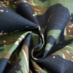 Tigerstripe ripstop fabric