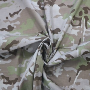 Nylon/Cotton Spandex Desert Multicam Camouflage Military Fabric For Army