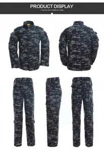 Uniforme militar ACU azul oscuro