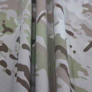 Nylon/Cotton Spandex Desert Multicam Camouflage Military Fabric For Army