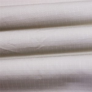 Khaki cotton rip stop fabric