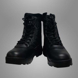 Sepatu tempur kulit taktis tentara