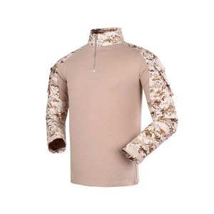 Uniforme de treinamento tático respirável de camuflagem de deserto digital