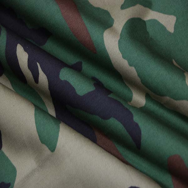 US army style woodland camouflage fabric detail pictures