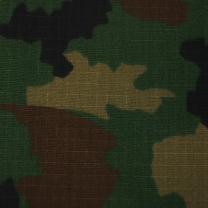 Vojaška gozdna ripstop kamuflažna tkanina indijske vojske